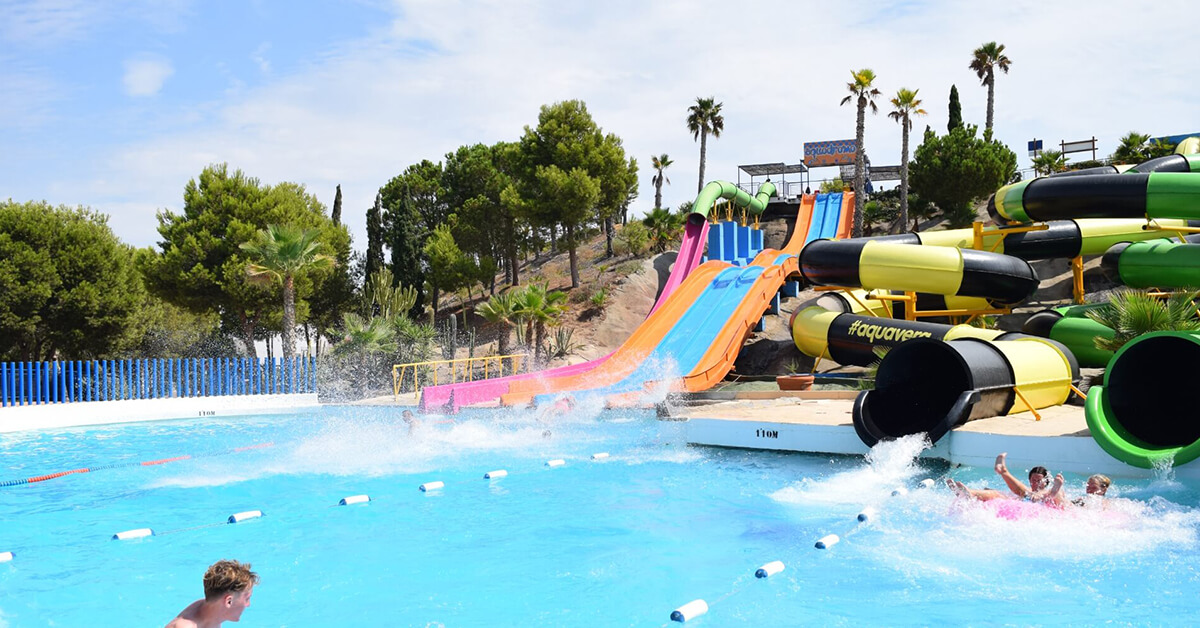 familiewaterparken in de buurt van Malaga